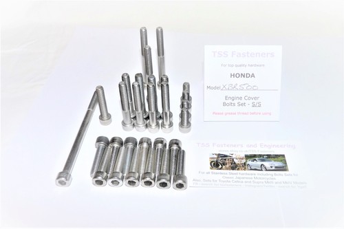Honda xbr500 engine covers - xbr500,