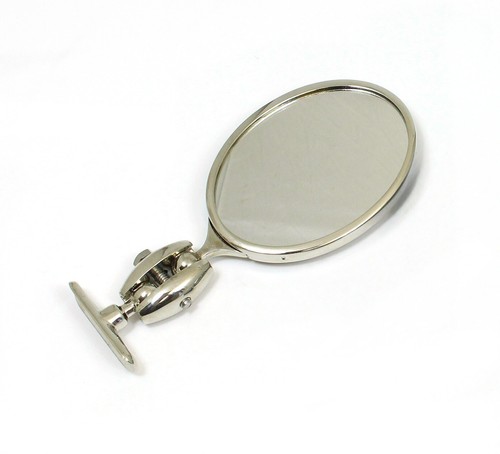 Vintage nickel plated - , oval