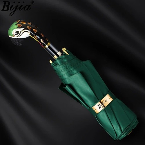 Luxury green parrot handle - luxury,