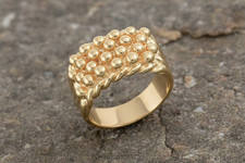 Yellow Gold Keeper Ring Gents