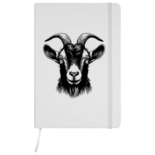 Billy goat portrait ruled - 'billy,