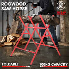 Log Horse 100KG RocwooD Max 30cm Logs 6.3KG Weight Serrated Teeth Foldable Red 