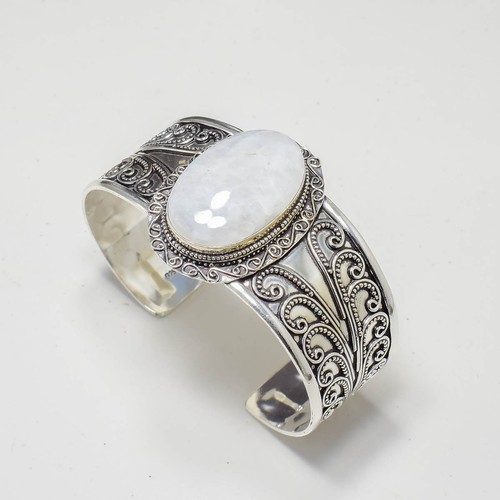 925 sterling silver moonstone - silver,