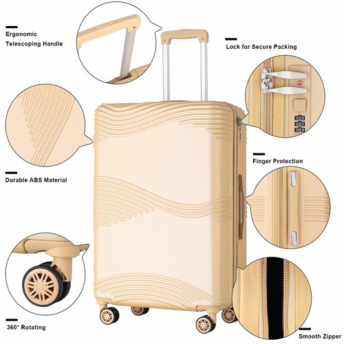 28in modern trolley suitcase - 28in,