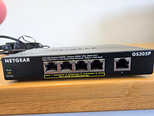 Netgear gs305p port gigabit - netgear, 5-port