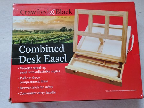 Crawford black combined desk - &,