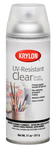 Krylon spray paint - spray, clear