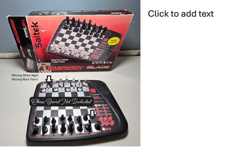 Saitek kasparov blade - blade, chess