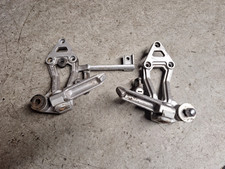 Kawasaki GPX 750 - Rear Foot Pegs Rests + Mount Bracket Hangers - Left & Right