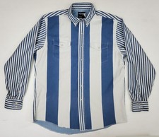 Vtg Wrangler Brushpopper Blue