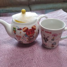 Mickey Minnie Teapot and Cup Set Disney