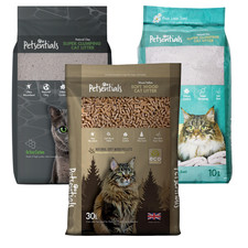 Petsentials Super Clumping Cat Litter Fresh Linen Scent / Active Carbon Bundles