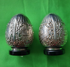 Vintage silver plated egg