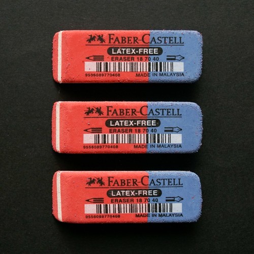 Faber castell eraser 187040 - x3,