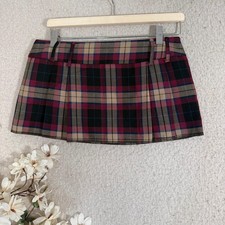 ASOS Petite Burgundy Plaid