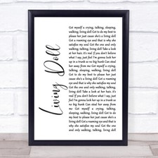 Living Doll White Script Song