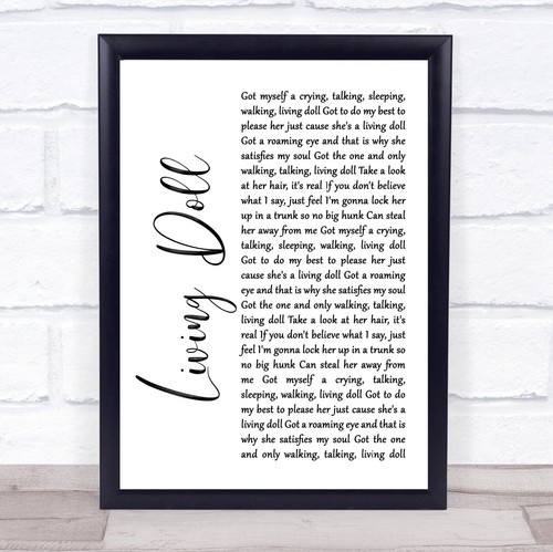 Living doll white script song - living,