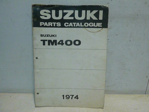 Suzuki tm400 parts catalogue - parts,