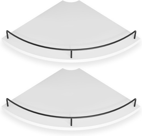 Pcs white corner floating - 2,