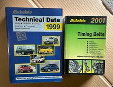 Auto-data technical Data 1999 and Timing Belts Installation 2001 books