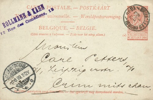Postcard rollmann kahn - rollmann,
