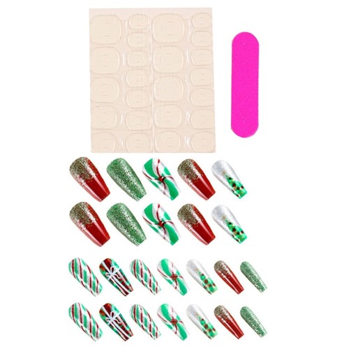 Holiday fake nail 24pcs pre - holiday,