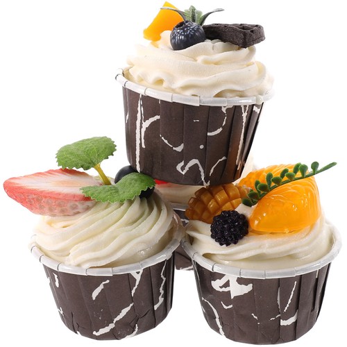 4pcs highly simulation cupcake - 4pcs,