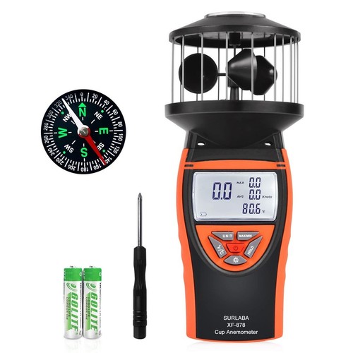 Digital cup anemometer - digital,