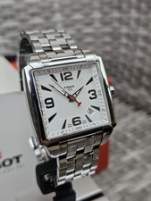 Vintage Tissot Quadrato Men’s Swiss Watch white Dial Stainless steel