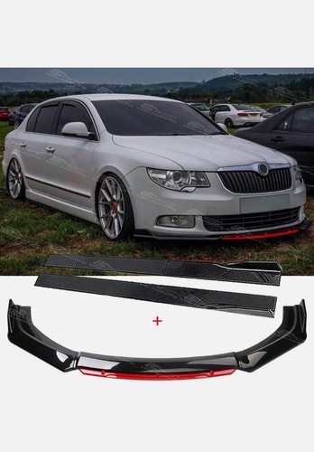 Side skirts front bumper lip - front,