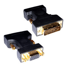 DVI to VGA Adapter DVI-I 29 Pin (24+5Pin) Dual Link SVGA D-Sub Female Converter