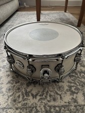 DW Design Series Maple Snare Drum Matte White 14 X 5.5