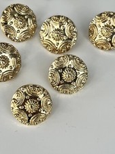 Gold Shank Buttons  18mm