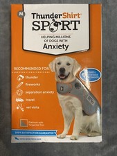 ThunderShirt HGL-T01 Anxiety Coat for Dog - M Grey