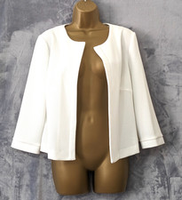 MATALAN White Open Front Shrug