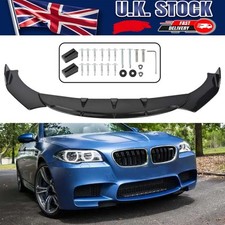 For BMW 5 Series F10 F11 E60 M5 Glossy Front Bumper Chin Lip Spoiler Splitter #F