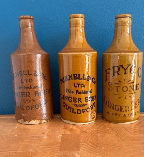 Three stoneware guildford - stoneware,