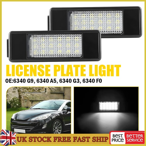 For peugeot led license number - for,