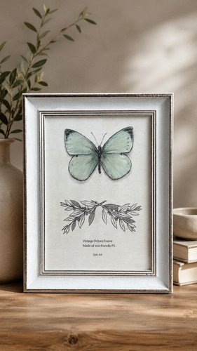 Vintage picture frame gold - picture,