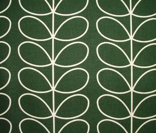 Orla kiely fabric - fabric, evergreen