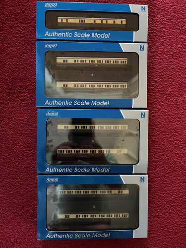 Gauge dapol coaches rake gwr - n,