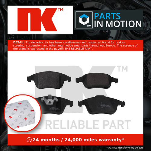 Brake pads set - brake, fits