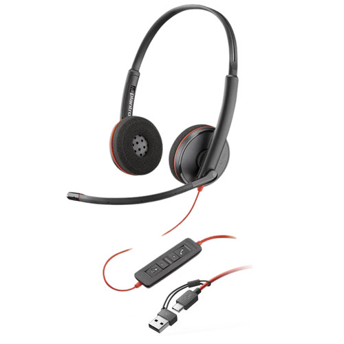 Plantronics black wire - (poly),