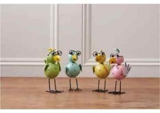 13cm Hand-Painted Metal Chicks
