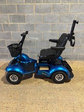 Ex Demo Bugg-Ease Single Seat Golf Buggy - Twist Grip in Blue with Luxury Chair