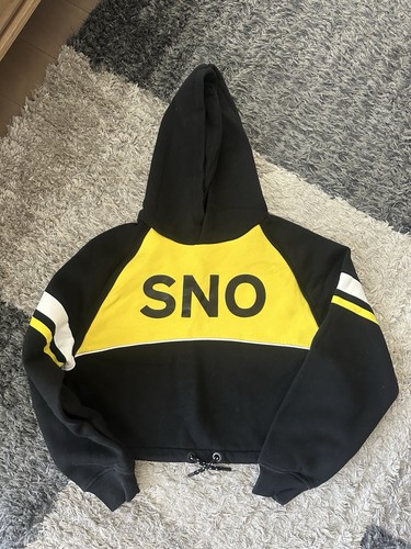 Topshop sno black cropped - sno,