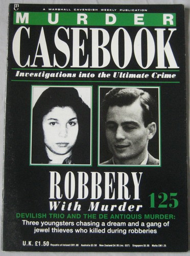 Murder casebook magazine issue - casebook,