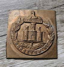 Ww2? Uncut Dorsetshire Regiment Cap Badge, Not Cut Out, Rare, Unusual, Militaria