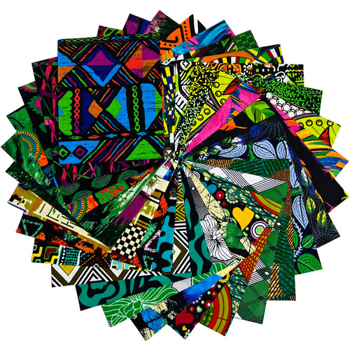 African fabric fat quarter - african,