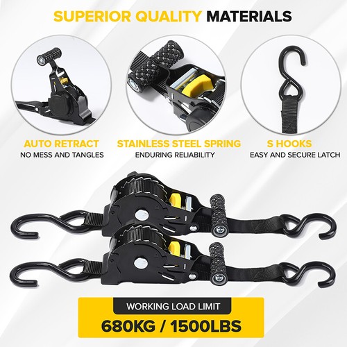 2pcs retractable ratchet - 2pcs,